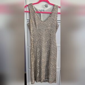 Hourglass Vintage Lace and Sparkle Dress Size S